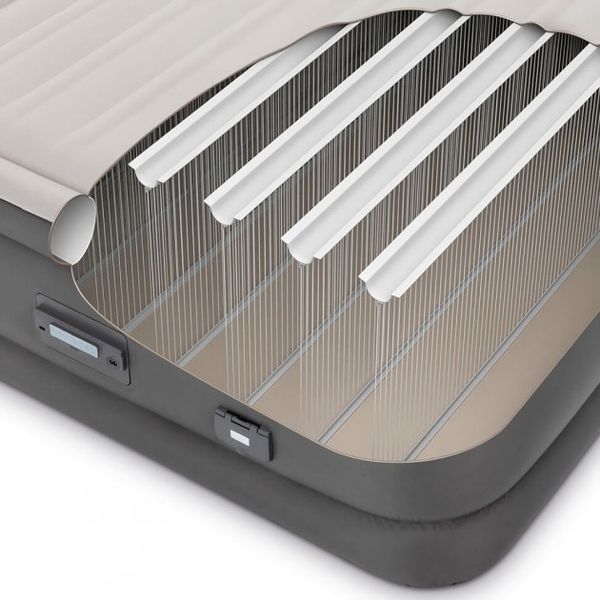 Двоспальне надувне ліжко Intex 64926 PremAire Airbed (152x203x46) 509528 фото