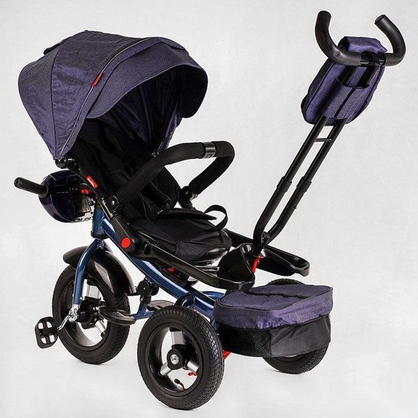 Велосипед дитячий Best Trike 6088 F-508-21 (поворотне сидіння, складаний кермо, музичної фара з пультом) фіолетовий 482908 фото
