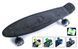 Пенні борд Penny Board Black, Колеса світяться 3193 фото 2