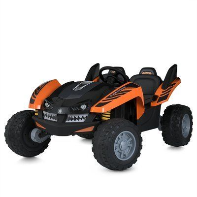 Дитячий багі Bambi Racer M 6039EBR-7 2 місця 24V 4x35W Помаранчевий 618854 фото
