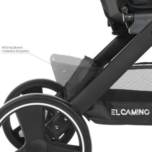 Коляска дитяча El Camino ME 1053B DYNAMIC PRO Special Gray, сірий 507916 фото