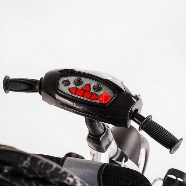 Велосипед дитячий Best Trike 6088 F600-19 (поворотне сидіння, складаний кермо, музичної фара з пультом) чорний 482909 фото