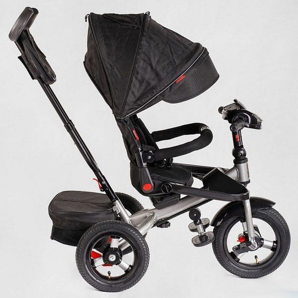 Велосипед дитячий Best Trike 6088 F600-19 (поворотне сидіння, складаний кермо, музичної фара з пультом) чорний 482909 фото
