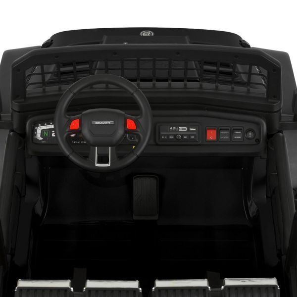 Детский электромобиль джип M 6376EBLR-2 4&times;45W 12V черный 647629 фото