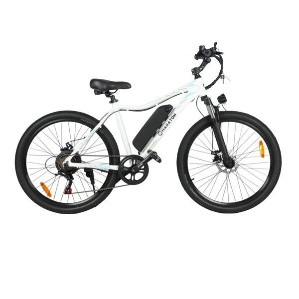 Електровелосипед Maraton Carerra 500 Вт, 36V 13Ah, колеса 26"&times;3", Shimano 7 передач білий 606950 фото