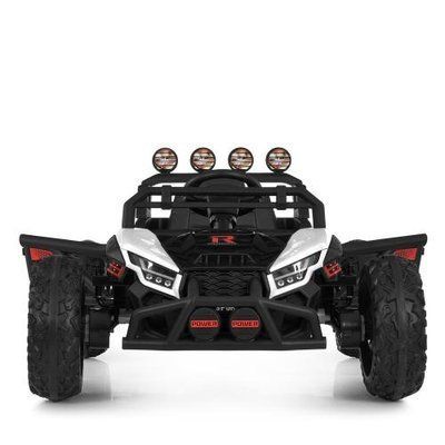 Дитячий баггі Bambi Racer M 6073EBLR-1 12V 4x35W Білий 619026 фото