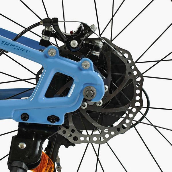 Детский велосипед Corso Next NX-20110 20" дюймов, магниевая рама, одноподвесный, дисковые тормоза, синий 534904 фото