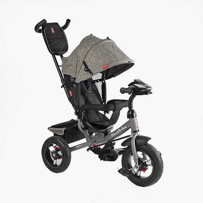 Велосипед-коляска BestTrike 3390-35-723 триколісний сірий з інтерактивною панеллю 586750 фото