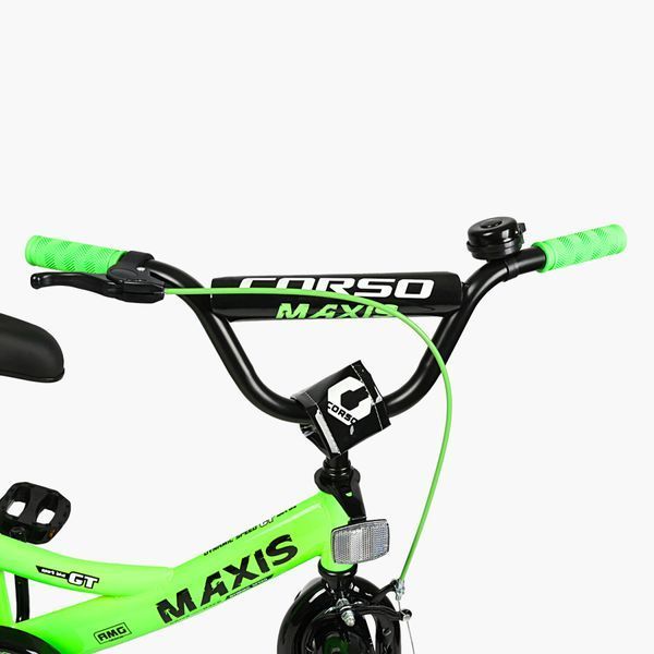 Дитячий двоколісний велосипед MAXIS MX-81320 16" CORSO салатовий 638733 фото
