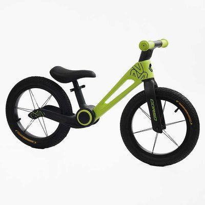 Дитячий велобіг Corso 14" NL-83150 складана нейлонова рама, колеса 14" Зелений 544532 фото