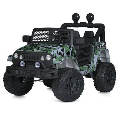 Електромобіль дитячий Bambi Racer Джип M 5734EBLR 12V 2x30W EVA камуфляж 534941 фото