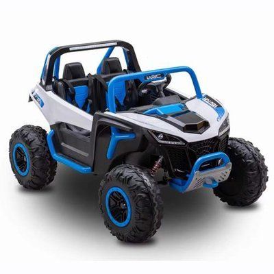 Дитячий джип Bambi Racer M 6066EBLR-4 двомісний 24V 2x45W синій 619035 фото