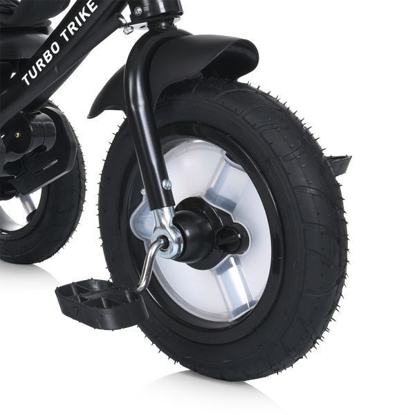 Дитячий триколісний велосипед Turbo Trike MT 1006-10 з батьківською ручкою, жовтий 539740 фото