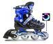 Раздвижные ролики Scale Sports LF 905, размер 34-37, Синие, светящиеся колеса 2764 фото 2