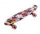 Пенниборд Maraton Penny Ultra, Hello Kitty, светящиеся колеса 7812 фото 1