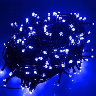 Гірлянда RD-7064 200 LED з вуличним блоком колір синій 25 метрів 474163 фото