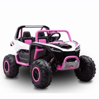 Дитячий електромобіль Bambi Racer Джип M 6066EBLR-8 2 місця 24V 2x45W Рожевий 619037 фото