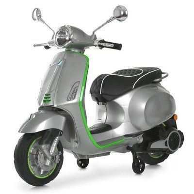 Мотоцикл детский M 6288EL-11-5 12V 45W MP3 EVA-колеса серо-салатовый 636475 фото