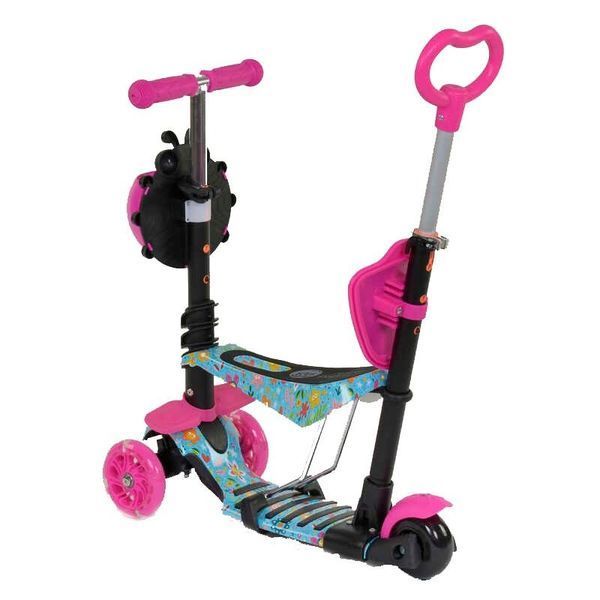 Триколісний самокат 5в1 Best Scooter 26901, АБСТРАКЦІЯ 411099 фото
