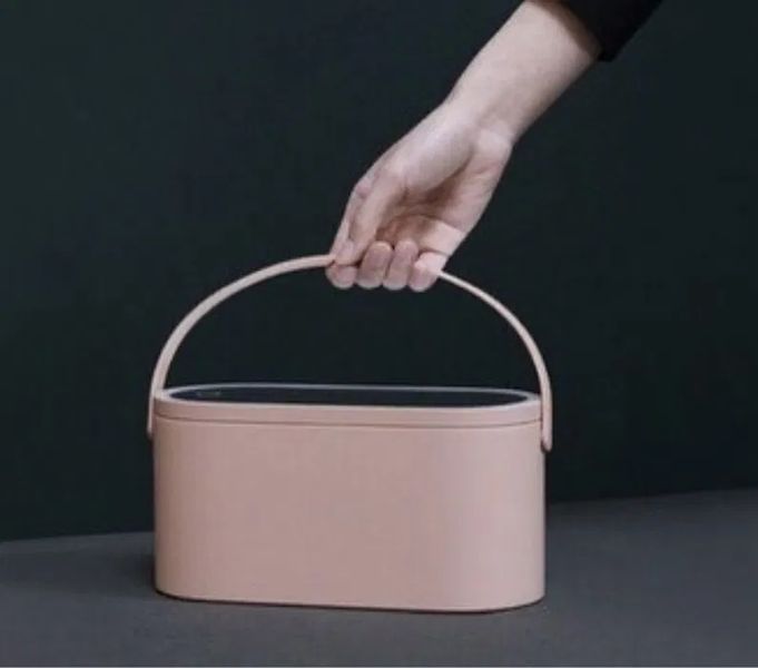 Зеркало с органайзером для косметики от USB "Корзина"/ Настольный органайзер с зеркалом и подсветкой 551810 фото