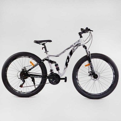 Спортивний міський велосипед CORSO R1 38307, 27,5 дюймів, білий 479159 фото