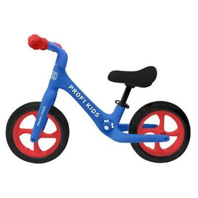 Беговел PROF1 KIDS MBB 1009-2 нейлоновая рама 12" синий 536418 фото