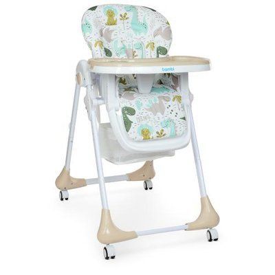 Стільчик для годування Bambi M 3233 Dino Beige, Бежевий 506478 фото
