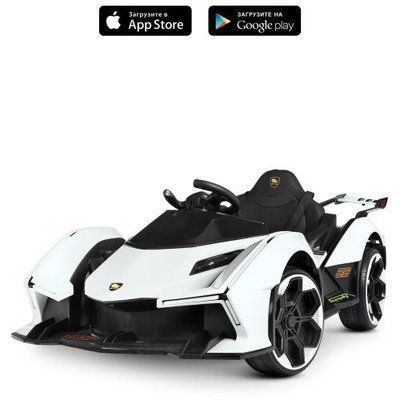 Дитячий електромобіль Bambi Racer M 4865EBLR-1 12V 2x35W Білий 507819 фото