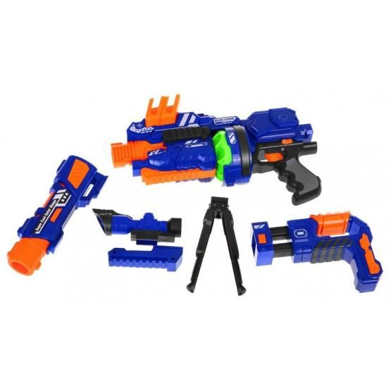 Автомат с мягкими мячиками на батарейках Blaze Storm Zecong Toys ZC 7090 472901 фото