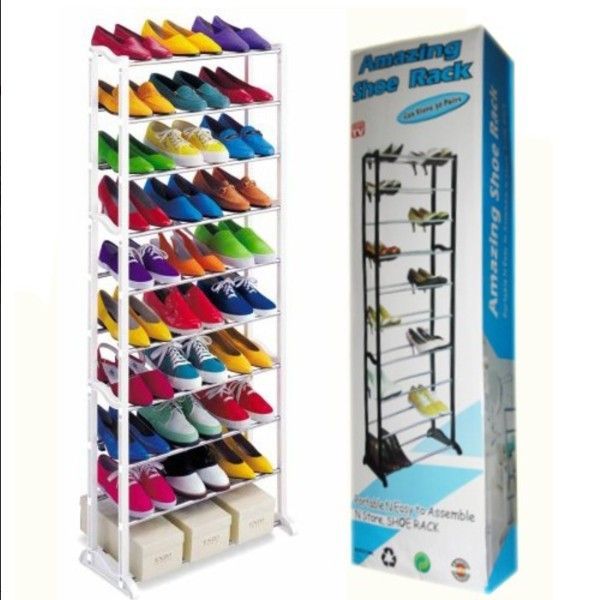 Полиця для взуття Amazing Shoe Rack на 30 пар Just Amazing WM-103 білий 389856 фото