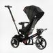 Триколісний Велосипед-коляска Best Trike 6390 - 65-701, з поворотним сидінням, батьківська ручка, чорний 514170 фото 4
