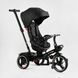 Триколісний Велосипед-коляска Best Trike 6390 - 65-701, з поворотним сидінням, батьківська ручка, чорний 514170 фото 1