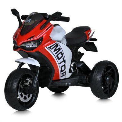 Електромотоцикл дитячий Bambi Racer M 4053EL-3 2x25W червоний 623254 фото