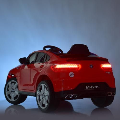 Детский электромобиль джип M 4299EBLRS-3 4х45W 12V9AH красный 508385 фото