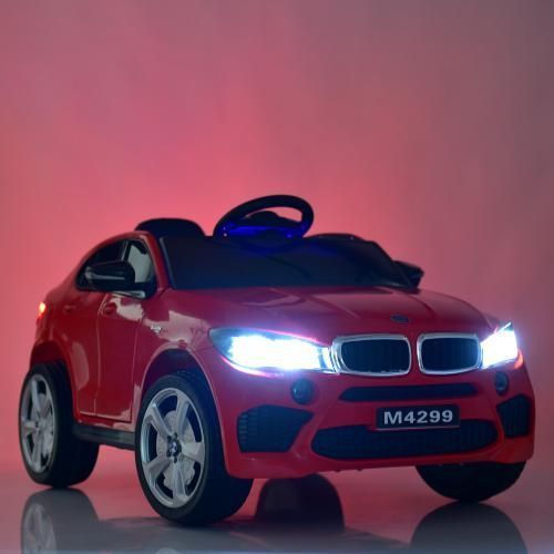Детский электромобиль джип M 4299EBLRS-3 4х45W 12V9AH красный 508385 фото