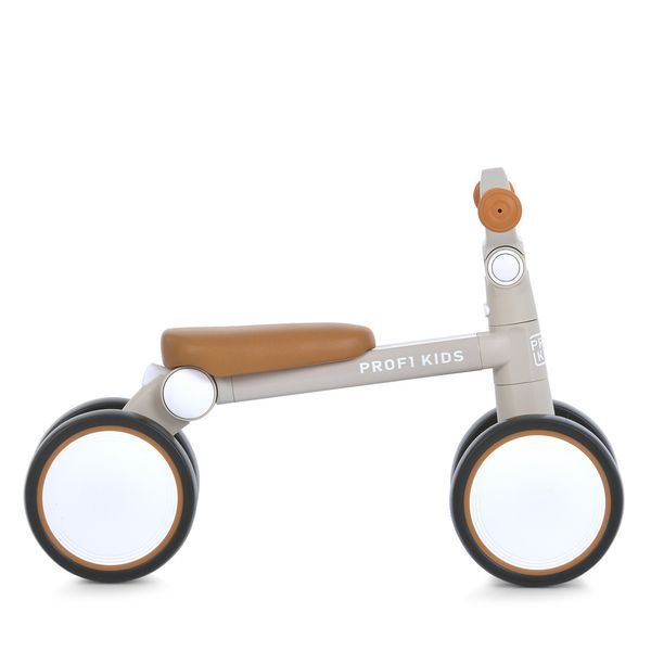 Дитячий велобіг PROF1 KIDS MBB 1020-1 алюмінієва рама, колеса 7", бежевий 618496 фото