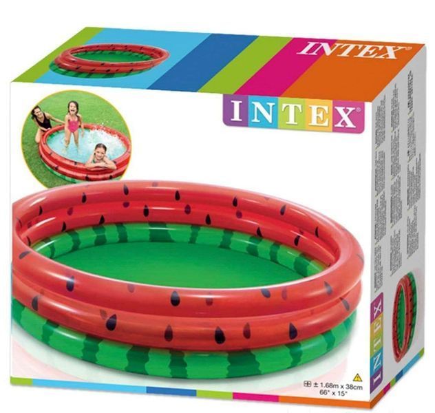 Надувний басейн Intex 58448 кавун, 581 літр, 168 х 38 см 445289 фото
