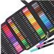 Набір акварельних двосторонніх скетч-маркерів для малювання Color brush 60 штук в сумці 549446 фото 3