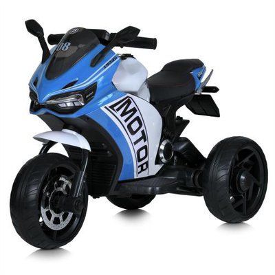 Електромотоцикл Bambi Racer M 4053EL-4 12V 2x25W синій 623255 фото