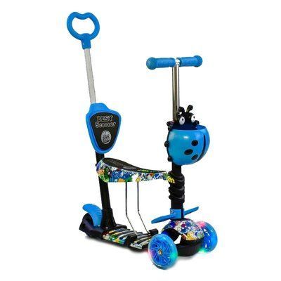 Трехколесный самокат 5в1 Best Scooter 69750, АБСТРАКЦИЯ 411108 фото