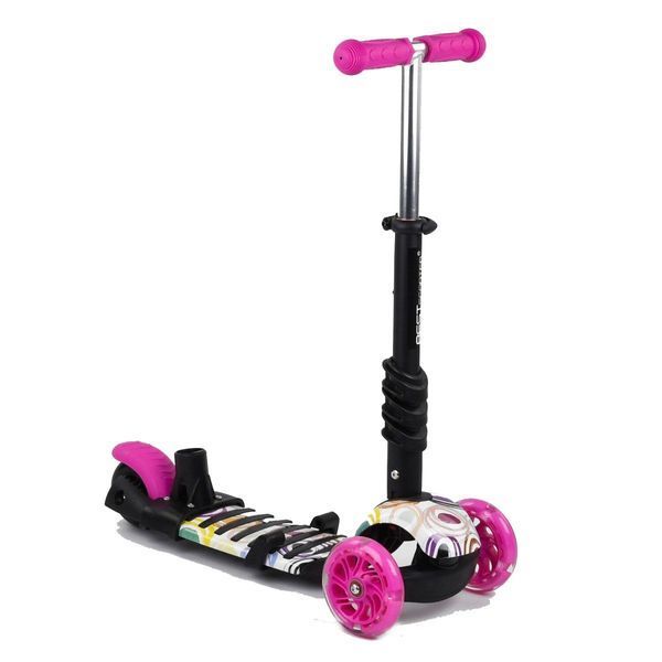 Триколісний самокат 5В1 Best Scooter 75009, АБСТРАКЦІЯ 438596 фото
