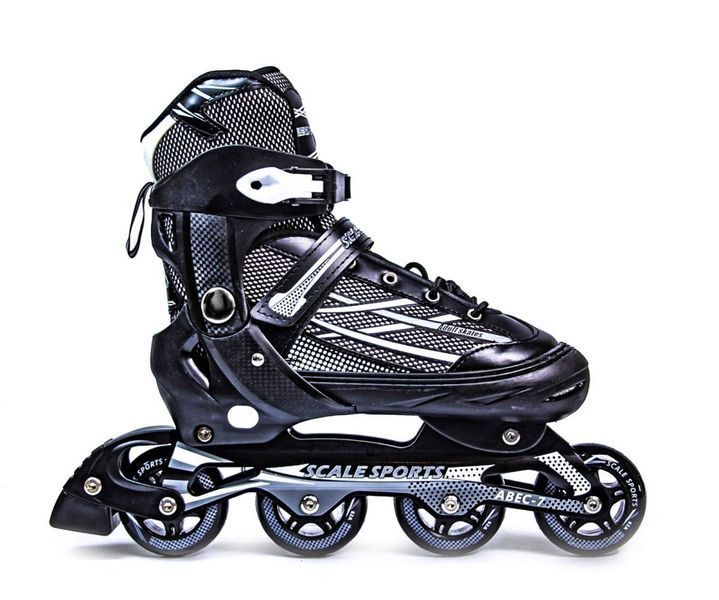 Раздвижные ролики Scale Sports черные, Adult Skates, размер 41-44 2773 фото