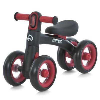 Детский велобег PROF1 KIDS MBB 1039 со светом, металлическая рама, черный 619363 фото