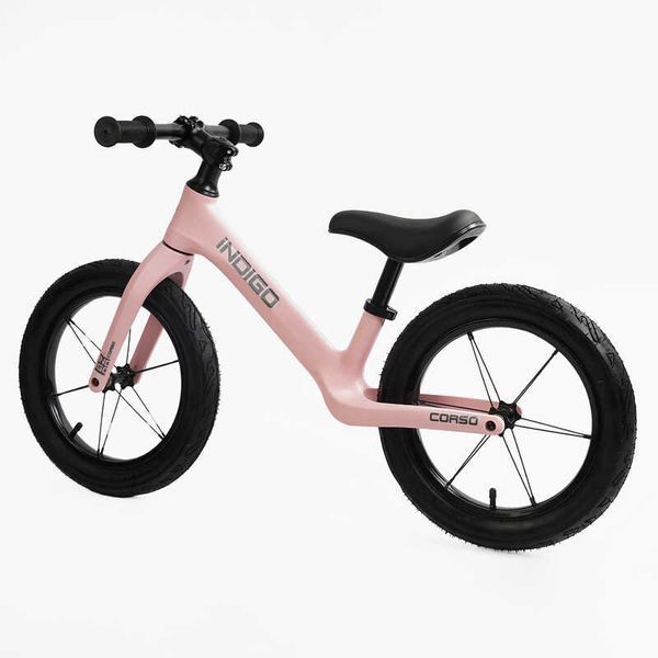 Дитячий велобіг Corso 14" D-4690-80 нейлонова рама, колеса 14" Рожевий 551331 фото