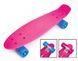Пенні борд Penny Board Малиновий, Матові колеса 3219 фото 1