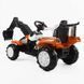 Детский трактор электрический Joy Т-74430 со звуками, музыкой, светом, 6 V, 25 W, оранжевый 608189 фото 3
