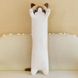 М'яка іграшка подушка-обіймашка Сіамський Кіт Батон 90 см Білий 526781 фото 1