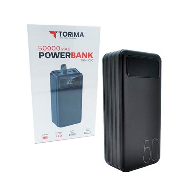Power Bank повышенной емкости Torima TRM-1050 50000 mAh черный 488361 фото