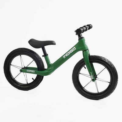 Дитячий велобіг Corso 14" D-6540-74 нейлонова рама, колеса 14" Зелений 551332 фото