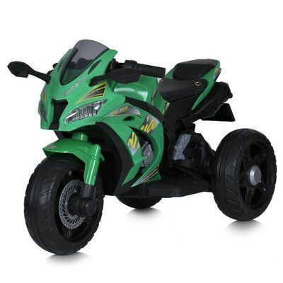 Дитячий мотоцикл Bambi Racer M 5806EL-5 12V 2x35W зелений 540810 фото